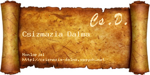 Csizmazia Dalma névjegykártya